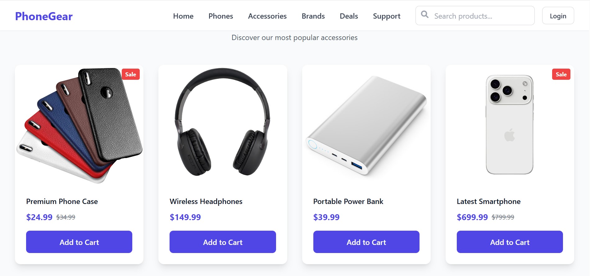 Online Store sample by Bhagya Technologies