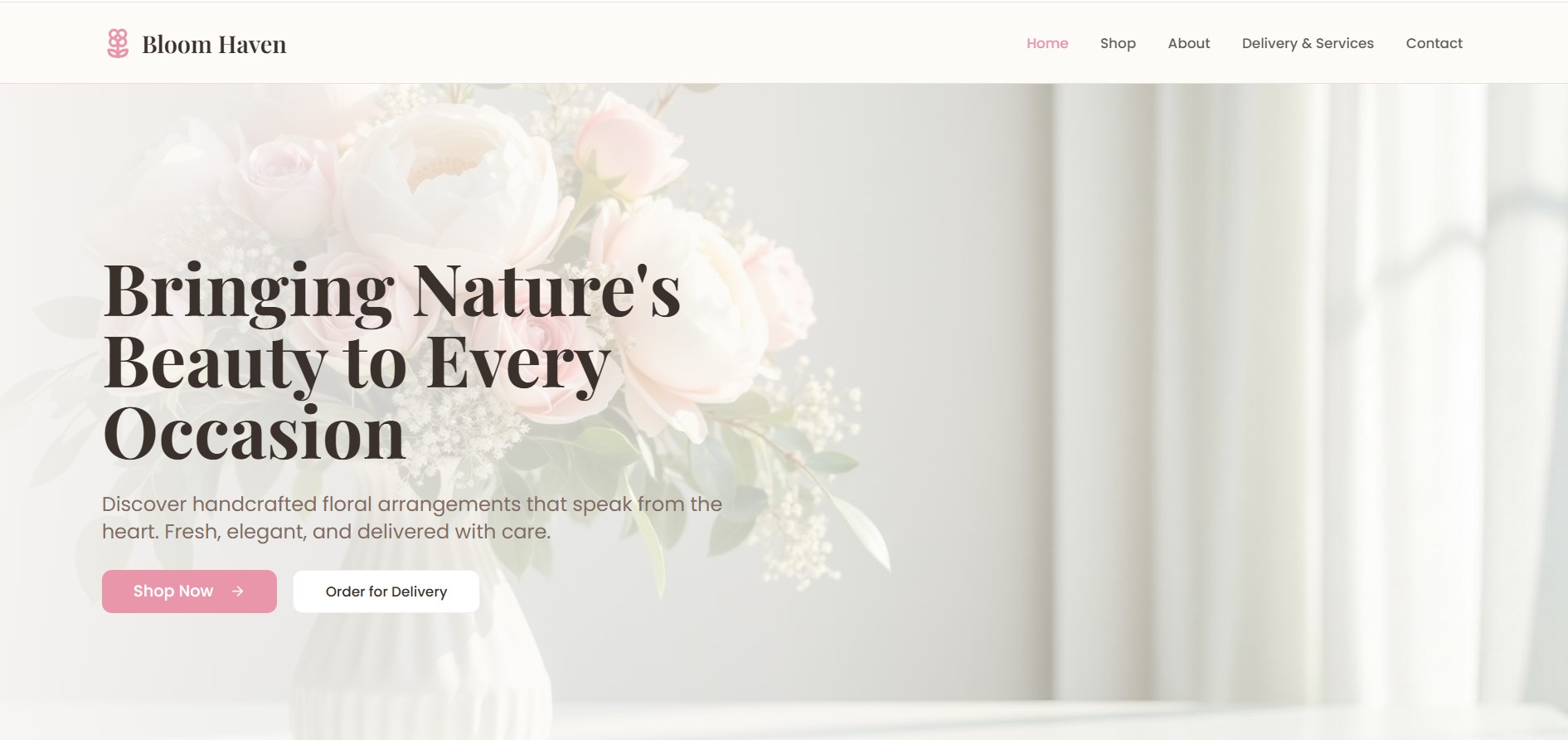 Modern Business Website sample by Bhagya Technologies