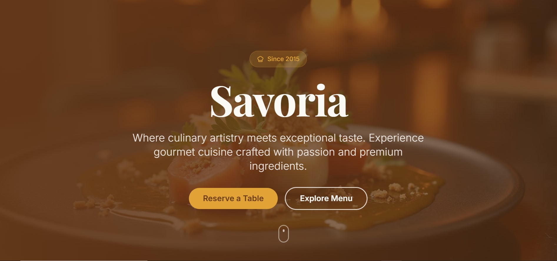 Restaurant Website sample by Bhagya Technologies